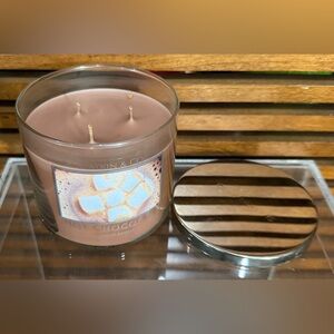 Rare HTF Bath & Body Works Hot Chocolate Three-Wick Scented Candle
